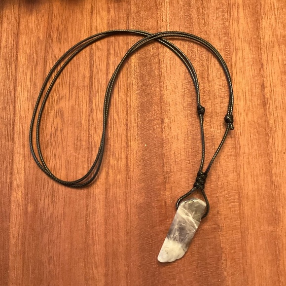 Beautiful Natural Stone Necklace adjustable from 20” to 36” BN - Picture 1 of 2